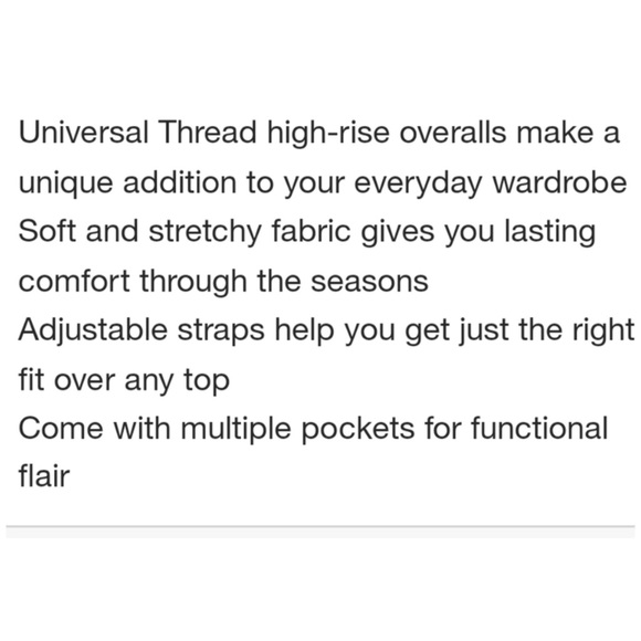 SOLD! Universal Thread Denim Overalls - Picture 11 of 12